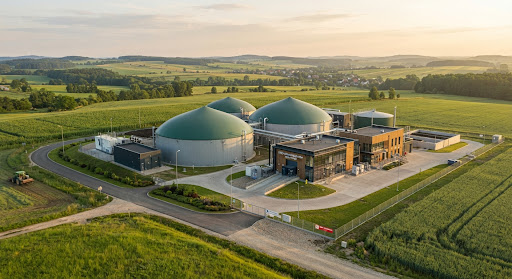 Nowoczesna instalacja biogazowa na Mazowszu